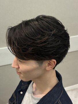 ファースト 秦野店(First) フェザーパーマ/ニュアンスパーマ／センターパート/秦野