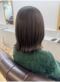 結べるボブ クビレヘア ミディアムロブ 切りっぱなしロブ