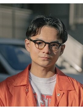 ペルズヘア(PELLS HAIR) 大人センターパート毛流れセンターパートニュアンスパーマ