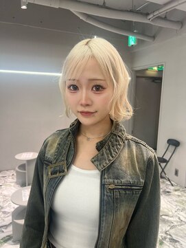 ジェム(GEM) 【hinana】ホワイトブロンド