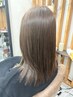 【アキ指名】ブリーチなし透明感カラー+カット+髪質改善