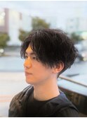 センターパート×波ウェーブ