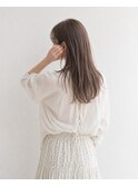 ブリーチなしダブルカラー×スモーキーベージュカラー