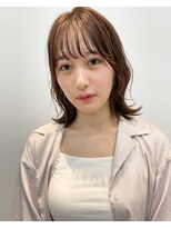 Liora hair【リオラヘアー】【10月上旬NEW OPEN(予定)】 くびれヘア/ミディアム/ブラウン系カラー/天神美容室