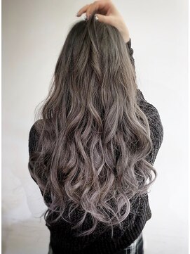 エル セルカ 高田馬場(el CERCA) 外国人風ラベンダーグレージュグラデーションカラー【高田馬場】