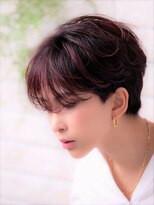 ソア 武蔵小杉(SOAR) グラデーションカラー&小顔ダブルバングのワンサイドショート