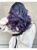 ディープヴァイオレットグラデーションスタイル☆