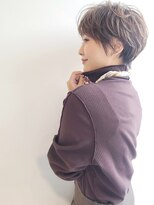 グロウミドル(GROW middle)&nbsp;ハイライトグレージュ×マッシュショート　野村恵子