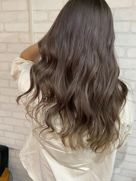 ココテラス(coco terrace) シアグレージュ♪ケアブリーチ/イルミナカラー/前髪