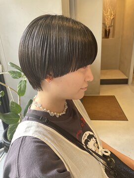 ヘアー アイス ルーチェ(HAIR ICI LUCE) マッシュショート ラインショート ショートボブ /山中