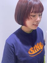 バサ 江古田店(BASSA)&nbsp;ブリーチなしのレッドカラー