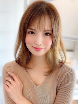 アグ ヘアー リド 倉敷中庄店(Agu hair lid) 《Agu hair》色っぽ大人レイヤーセミディ