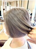 白髪ぼかしハイライト
