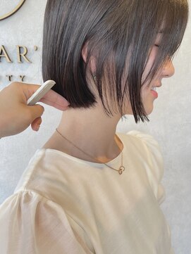 クリアーズビューティー(CCLEAR'S BEAUTY) 透明感カラー×ぷつっとミニボブ