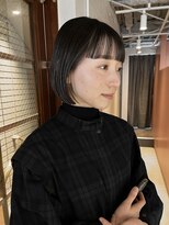 コフィー バイ メルト 吉祥寺(cofy by melt)&nbsp;【中澤彩乃】ミニボブぱっつん前髪切りっぱなしフルバング吉祥寺