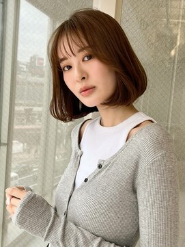 ニューヨークニューヨーク 三宮駅前店(NYNY) ワンカールで柔かさを高めるボブ