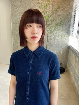 ケイシー(casey) 酸性ストレートbob/ワンカラーオレンジ