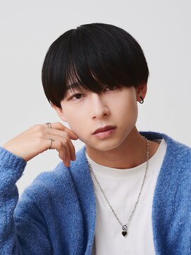 エルマーク 枚方(L-MARK) 黒髪マッシュナチュラルマッシュメンズヘア韓国ツーブロック