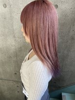 松本平太郎美容室 大宮店&nbsp;ピンクベージュブリーチカラー