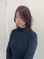 ミニヨン バイ ハピネス 高の原店(mignon by Happiness) 顔まわりカット/ラベンダーブラウン/髪質改善カラー