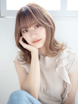 エイト アンバー 天神今泉店(EIGHT amber) 大人可愛い小顔ミディグレージュ216