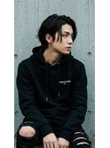 韓国風センターパート×ナチュラルウルフ　ニュアンスデザイン