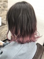 アトリエナガノ(atelier nagano) ニュアンスカラー/センターパート/ツヤ髪スタイル/ブルージュ