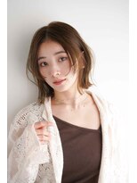 シェル 立川(shell)&nbsp;くびレイヤーエモージュグレージュカラーくびれショート【立川】