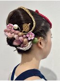 お祭りヘアセット/ヘアセット/お祭り/浴衣