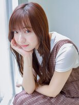 スリール バイ ミリー 江坂(Sourire by milly)&nbsp;【Sourire江坂】ローズブラウン×ロングスタイル