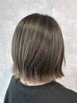 アルファ 我孫子店(alpha)&nbsp;ハイライト/白髪ぼかし/切りっぱなし/外ハネ/我孫子