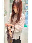 前髪.マルチダボブ.ピンクベージュ.インナーグレージュ/.mood41