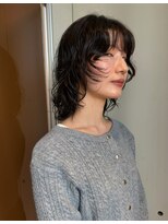 ノラギンザユー(NORA GINZA/U)&nbsp;ウルフウフルカットレイヤーカットパーマ