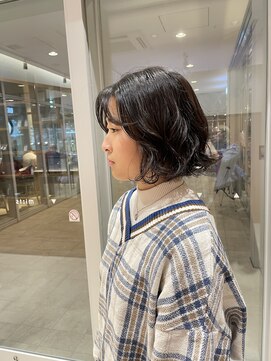 アピッシュ 国分寺(apish) コテ巻き風パーマ