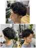 【当日予約限定】18時まで！男性限定ノーマルパーマ＋カット￥8250