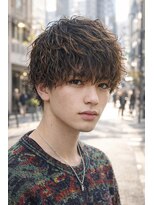 ピサンリ(pissenlit)&nbsp;ツイストスパイラルパーマベージュマッシュ