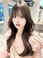 マインバイアフロートギンザ(MYNE by AFLOAT GINZA)&nbsp;レイヤーカット/顔周り/チョコグレージュ