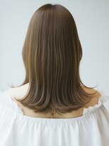 フレイムス ヘアアンドリラックス 赤羽店(Frames hair&relax) 清楚系セミロング20代30代◎前髪あり透明感ベージュカラー赤羽