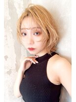 キングスベリー(Hair Relaxation King's Berry)&nbsp;無造作ショートボブ10.31デザインカラー