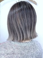 ブレイズヘアー(BLAZEhair) 【人気ボブデザイン】ハイライトバレイヤージュ×ブリーチ1回