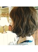 外はね内巻きmixゆるウェーブ♪
