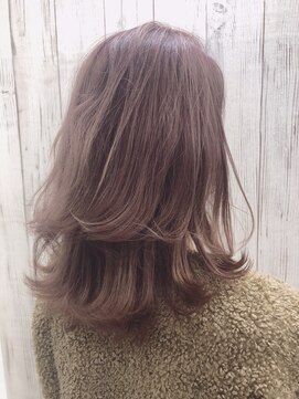 ヘア ドレス リッケ(hair dress lykke) 【lykke】ティアドロップミディ×Purple beige