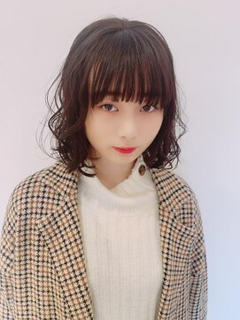 ネオヘアー 曳舟店(NEO Hair) 前下がりボブ×わたあめ巻き(曳舟)