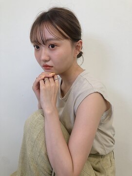 ガーランドウメダ(Garland umeda) オリーブブラウン　アディクシーカラー　担当　輪玉