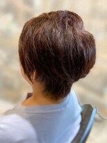 オリジンズ ヘアー(Origins hair) 小顔見せ☆抜け感丸みショート[アースカラー/30代/40代/50代]