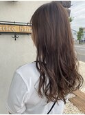 透け感ゆるツヤ