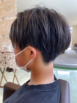 シークレットベースエヌ(Secret Base N) ボーイッシュ短髪ワックスなし爽やかナチュラルベリーショート