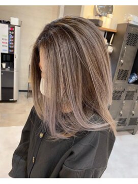 ナンバー リコ 名駅 ジャム 名古屋(N° rico JAM) グラデーションバレイヤージュ/名古屋土屋/ハイトーン