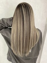 エル オオサカ 心斎橋店(L. OSAKA) バレイヤージュグラデーション_ビタミンカラー_Y45