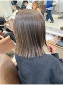 ボブ ダブルカラー くすみベージュ【横浜】